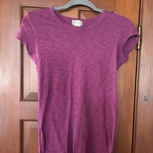 Next Era Purple Fitted Cap Sleeve Tee